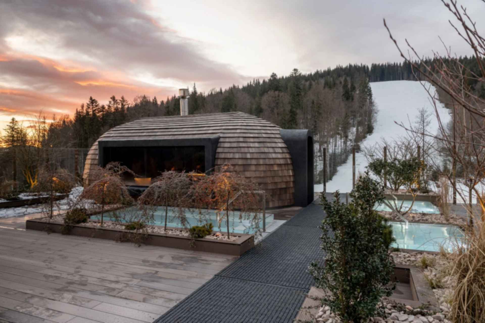 Mountain Residence Hotel Spa Zone - Rooftop Sauna