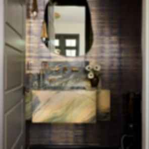 The Gilded Walnut - Powder Room