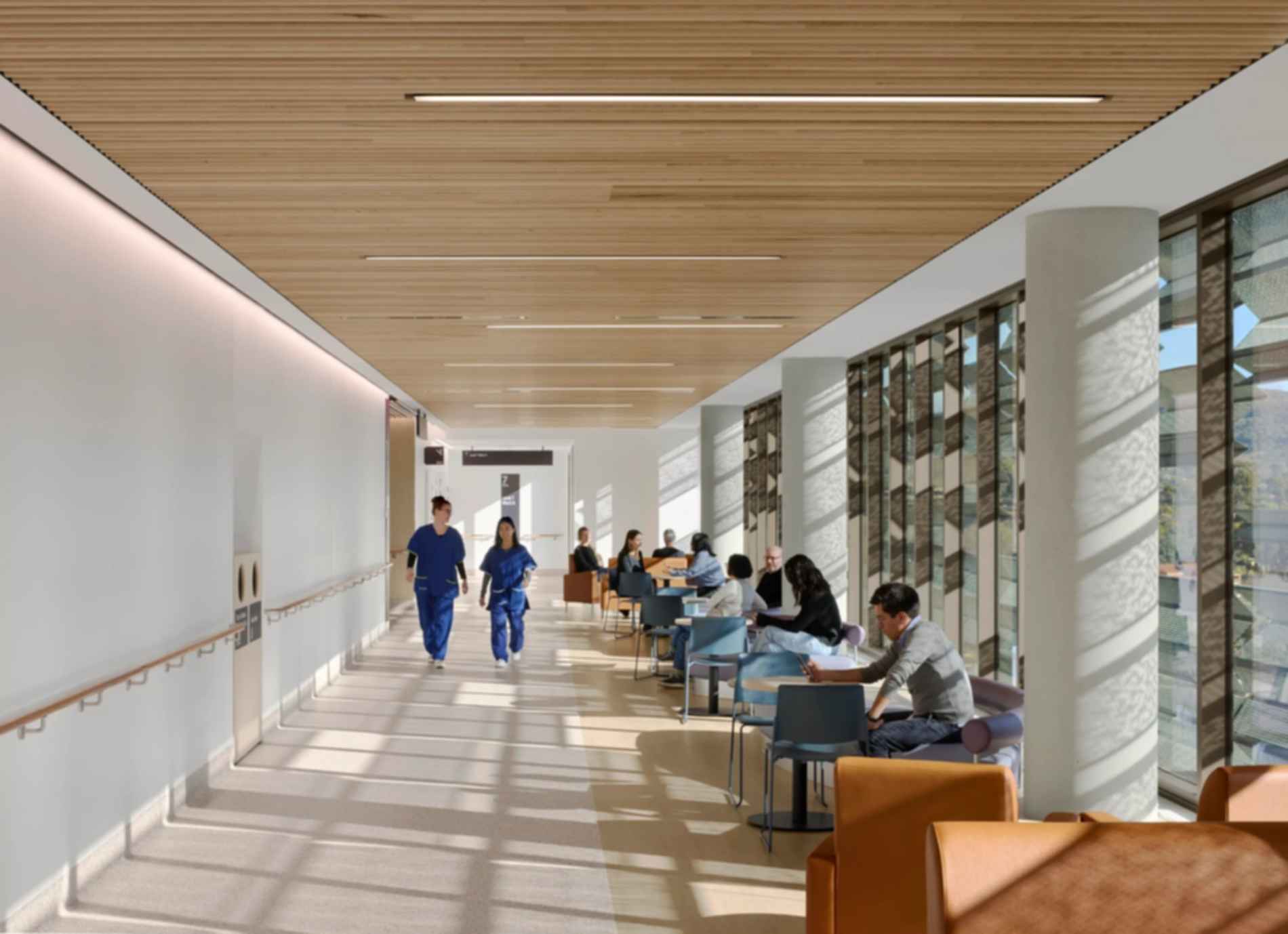 Canberra Hospital Expansion - Building 5 - Corridor