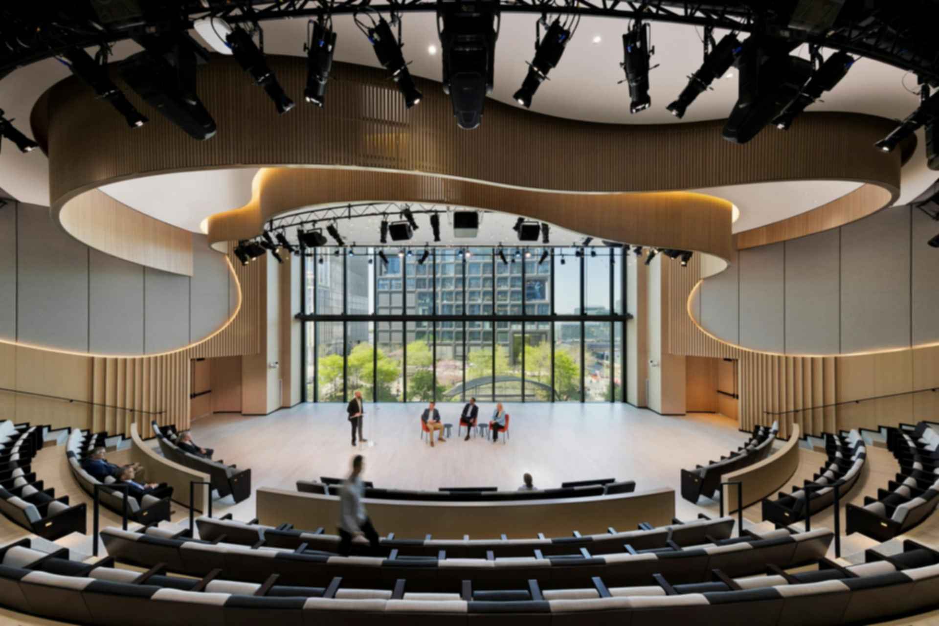 BlackRock Hudson Yards Headquarters - Auditorium BlackRock Hudson Yards Headquarters - Auditorium