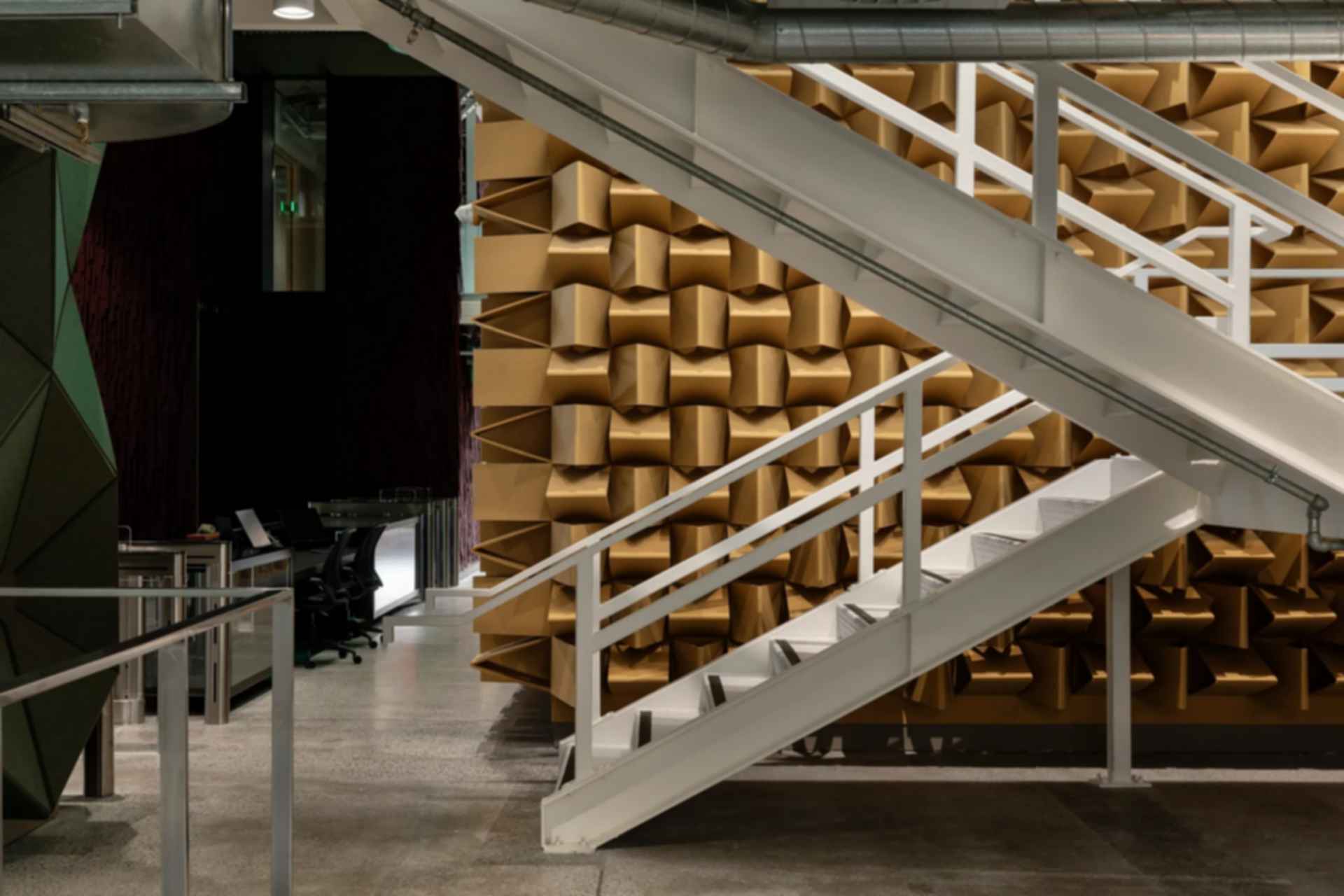 MediaWorks Headquarters - Stairs MediaWorks Headquarters - Stairs