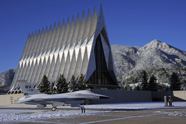 US Air Force Academy Chapel Exterior
