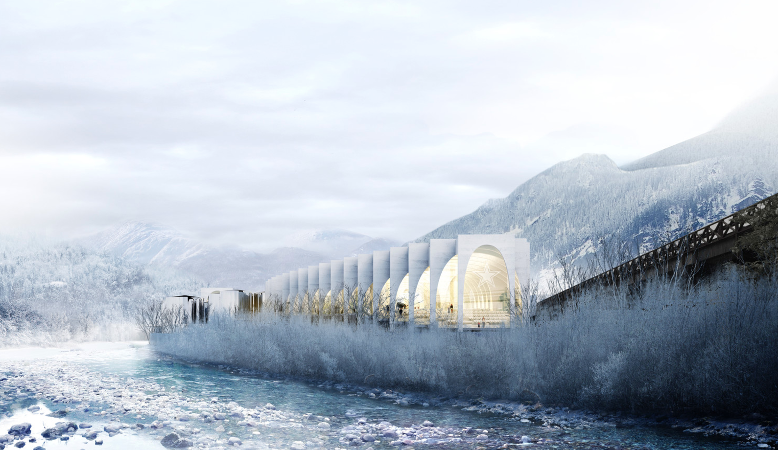 San Pellegrino Flagship Factory - Structure Concept Design - modlar.com