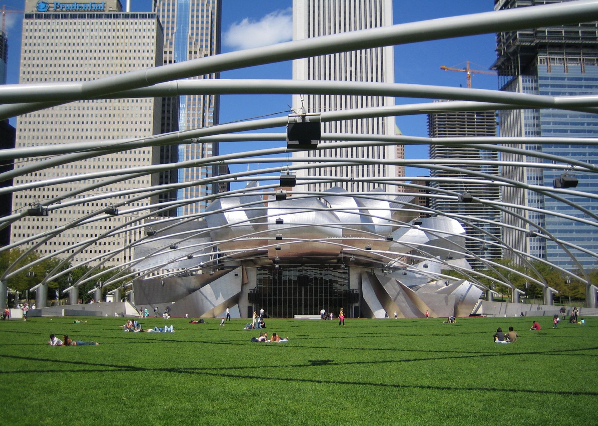 Jay Pritzker Pavilion - Bird's Eye View - modlar.com