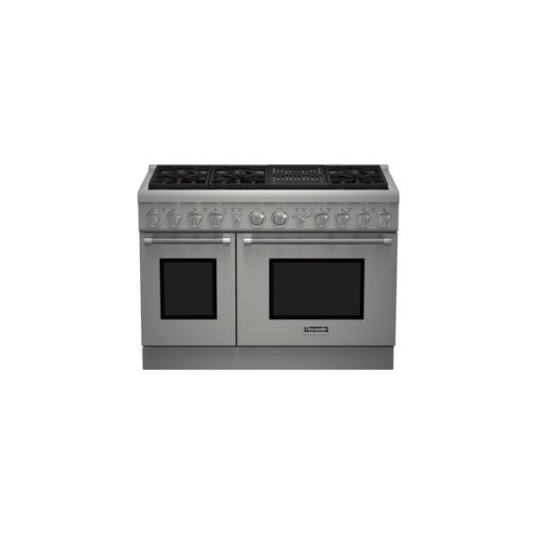 Thermador 48" Gas Range 6 Burner w/ Elec. Grill PRG486NLH