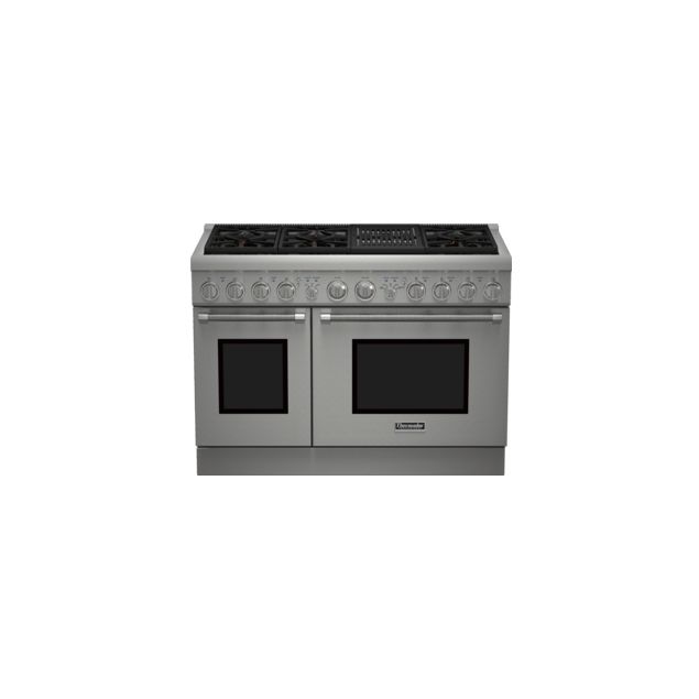 Thermador 48" Gas Range 6 Burner w/ Elec. Grill PRG486NLH