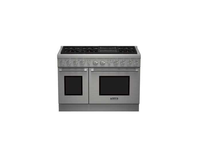 Thermador 48" Gas Range 6 Burner w/ Elec. Grill PRG486NLH