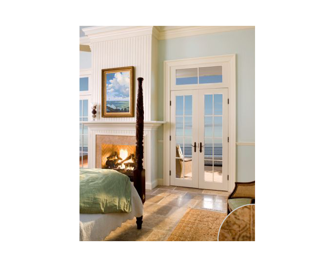 2Panel Custom Wood Swinging French Door