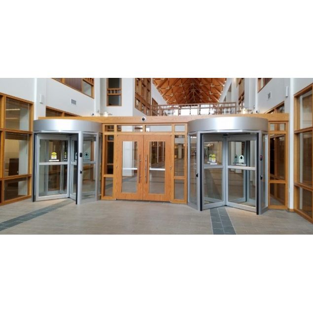Series 9100 & 9200 ControlFlow 1 and 2-Way Security Revolving Door
