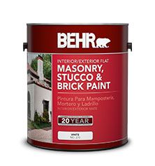 BEHR® Masonry, Stucco & Brick Paint - Flat No. 270 ...