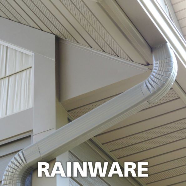 Metal Gutter and Downspout Systems RAINWARE™