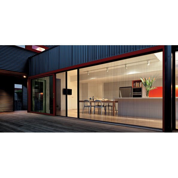 Retractable Pleated Screening System