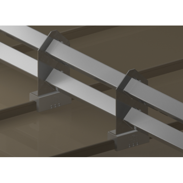 2" Gem Clamp™ with MEC Bracket Snow Guards