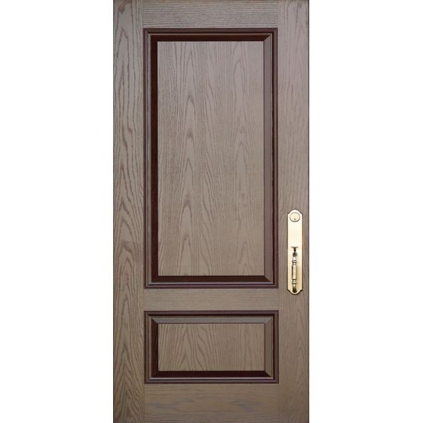 Oak Grain 2 Panel Embossed Doors