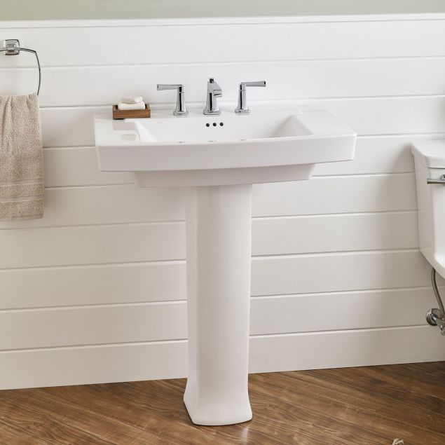 Townsend Pedestal Sink with 8 Inch Centers
