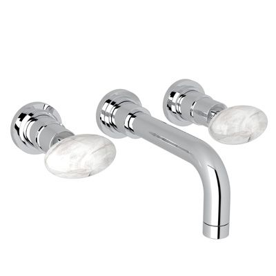 Lombardia Wall Mount Widespread Lavatory Faucet - modlar.com