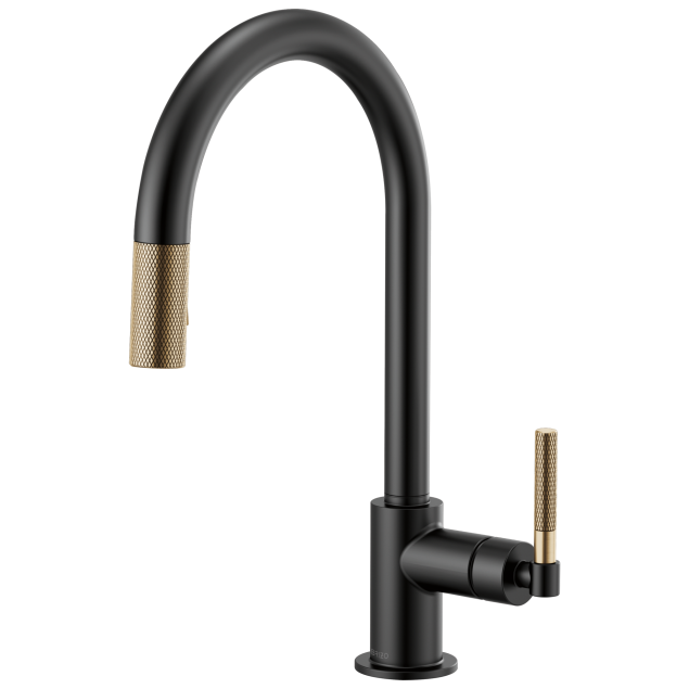 Litze™ PullDown Faucet with Arc Spout and Knurled Handle 63043LF