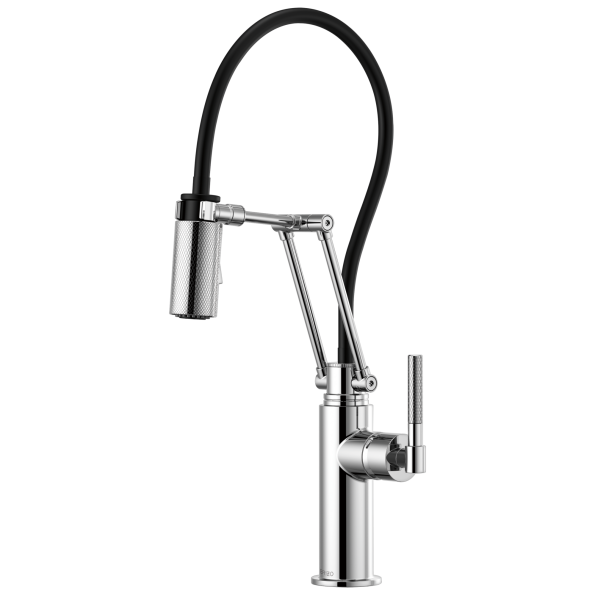 Litze™ Articulating Faucet with Knurled Handle 63243LF