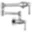 ARTESSO® Wall Mount Pot Filler - 62825LF