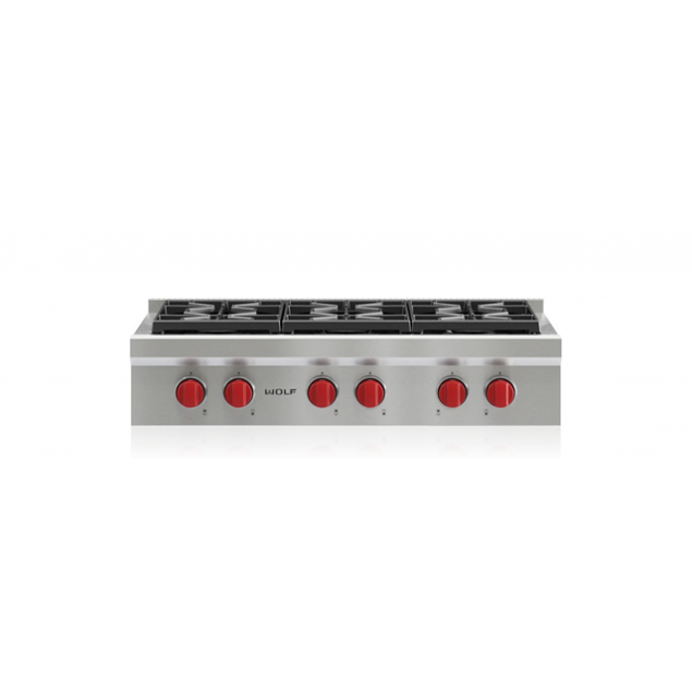 36" Sealed Burner Rangetop 6 Burners SRT366