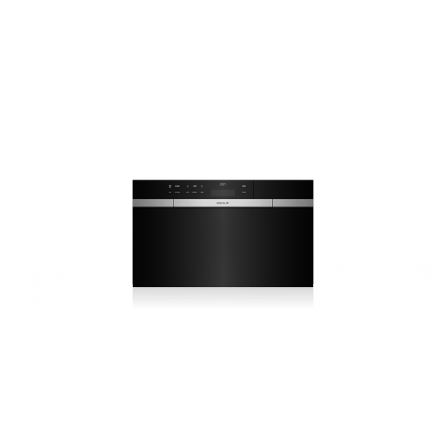 30" M Series Contemporary Black Glass Convection Steam Oven with Retractable Handle CSO30CM/B