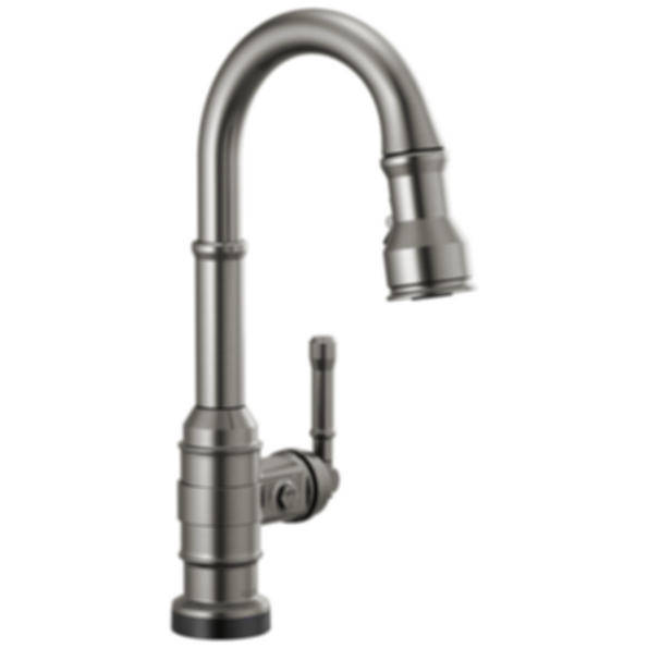 BRODERICK Single Handle Pull-Down Bar/Prep Faucet With Touch2O Technology - 9990T-DST