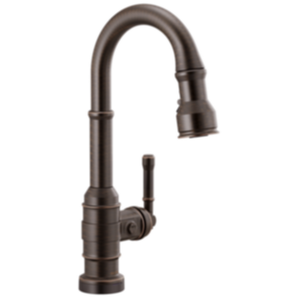 BRODERICK Single Handle Pull-Down Bar/Prep Faucet With Touch2O Technology - 9990T-DST