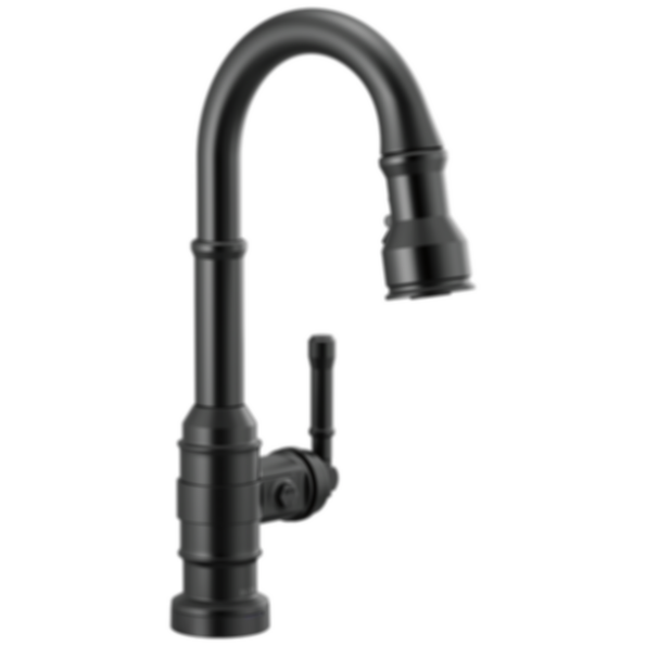 BRODERICK Single Handle Pull-Down Bar/Prep Faucet With Touch2O Technology - 9990T-DST
