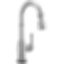 BRODERICK Single Handle Pull-Down Bar/Prep Faucet With Touch2O Technology - 9990T-DST