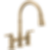BRODERICK Two Handle Pull-Down Bridge Kitchen Faucet - 2390L-DST