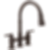 BRODERICK Two Handle Pull-Down Bridge Kitchen Faucet - 2390L-DST