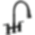 BRODERICK Two Handle Pull-Down Bridge Kitchen Faucet - 2390L-DST