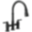 BRODERICK Two Handle Pull-Down Bridge Kitchen Faucet - 2390L-DST