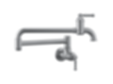 BRODERICK Wall Mount Pot Filler - 1190LFL