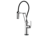 LITZE® Smarttouch® Articulating Faucet With Industrial Handle - 64244LF-PC