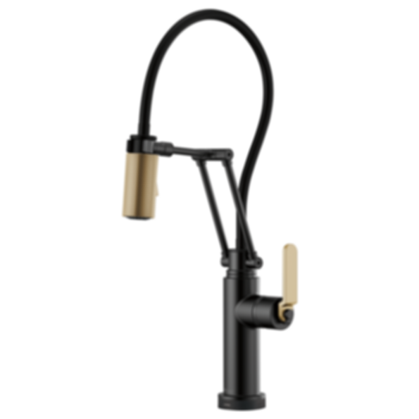 LITZE® Smarttouch® Articulating Faucet With Industrial Handle - 64244LF-PC