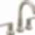 TRINSIC® Two Handle Widespread Bathroom Faucet with Arc Spout and Lever Handles - 3559-MPU-DST