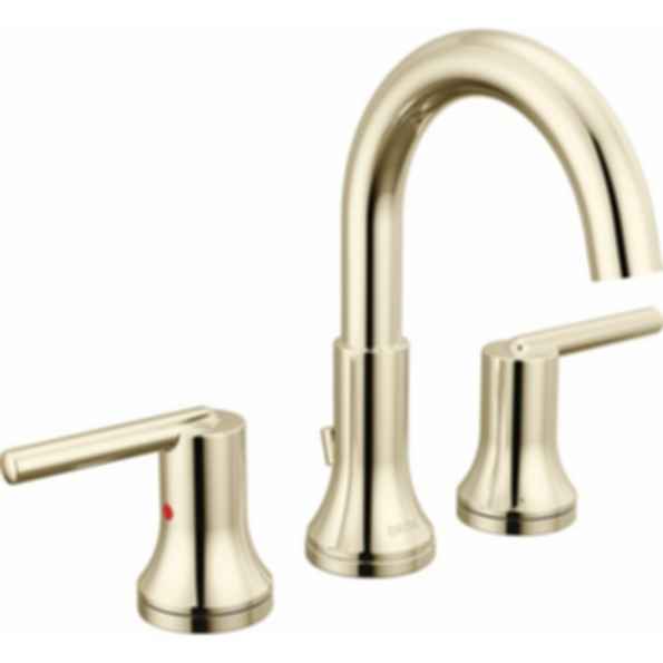 TRINSIC® Two Handle Widespread Bathroom Faucet with Arc Spout and Lever Handles - 3559-MPU-DST