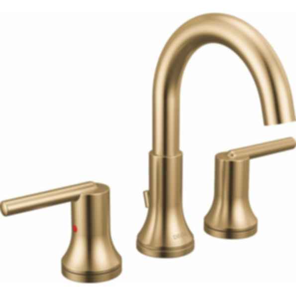 TRINSIC® Two Handle Widespread Bathroom Faucet with Arc Spout and Lever Handles - 3559-MPU-DST