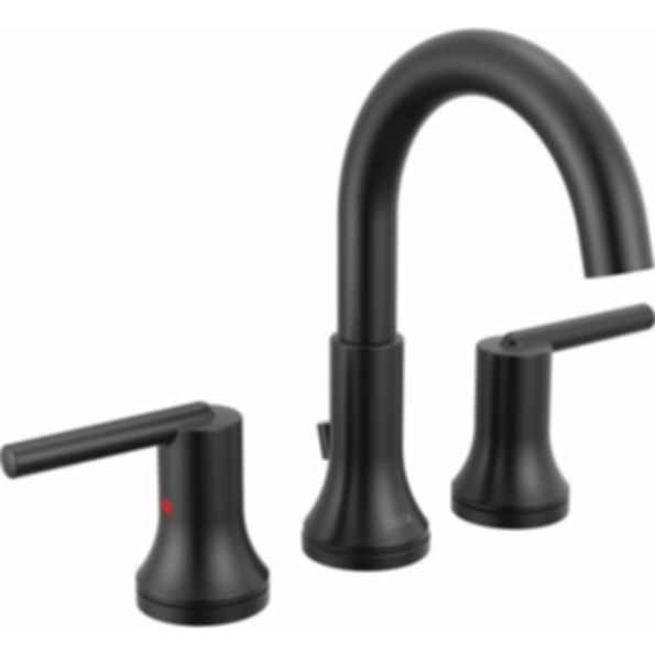 TRINSIC® Two Handle Widespread Bathroom Faucet with Arc Spout and Lever Handles - 3559-MPU-DST