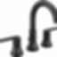 TRINSIC® Two Handle Widespread Bathroom Faucet with Arc Spout and Lever Handles - 3559-MPU-DST
