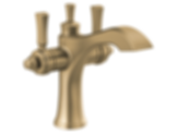 DORVAL Two Handle Single Hole Monoblock Bathroom Faucet - 856-DST