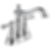 CASSIDY Two Handle Centerset Bathroom Faucet - Metal Pop-Up - 2597LF