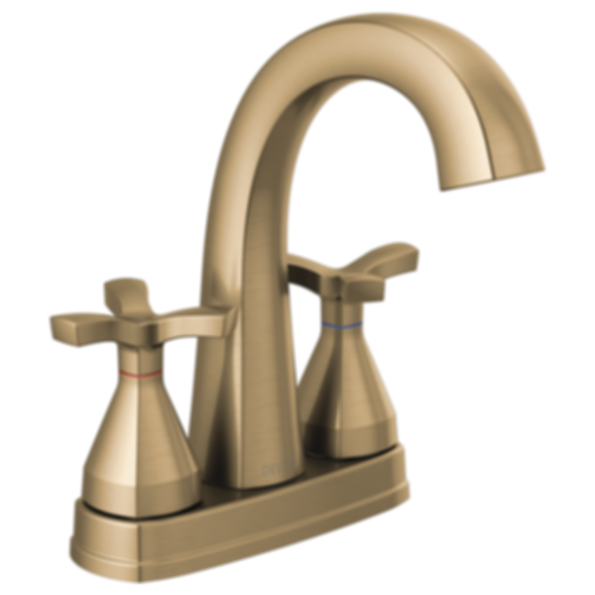 STRYKE Two Handle Centerset Bathroom Faucet  - 257756-PR-MPU-DST