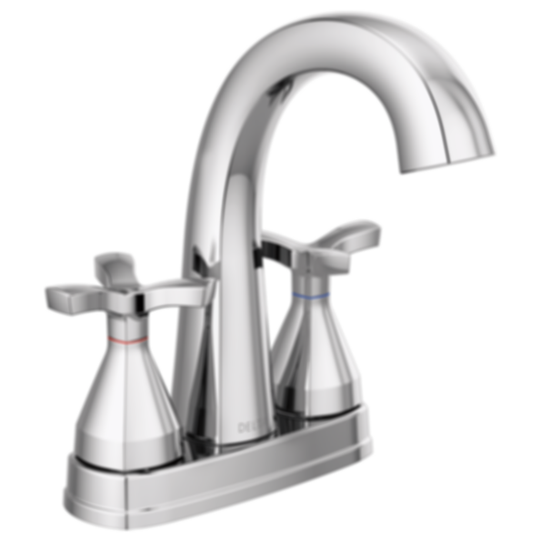 STRYKE Two Handle Centerset Bathroom Faucet  - 257756-PR-MPU-DST