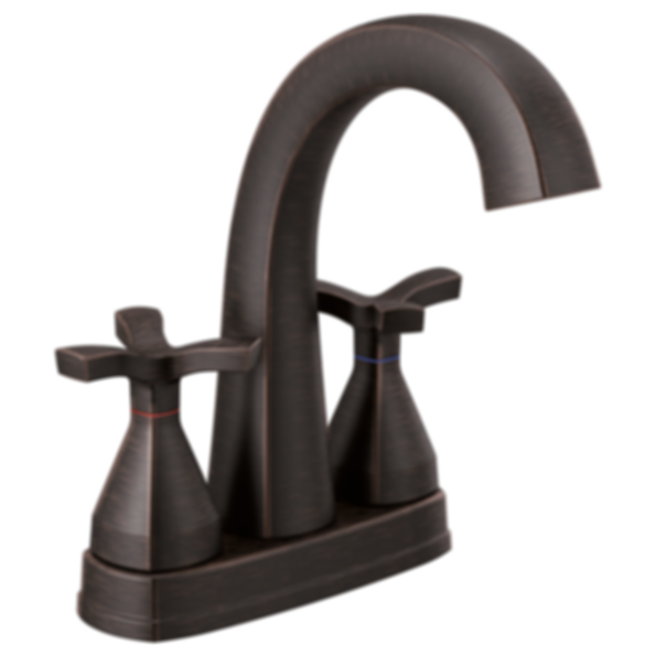 STRYKE Two Handle Centerset Bathroom Faucet  - 257756-PR-MPU-DST