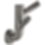 LITZE® Rotating Double Hook with Knurling - 693537-PC
