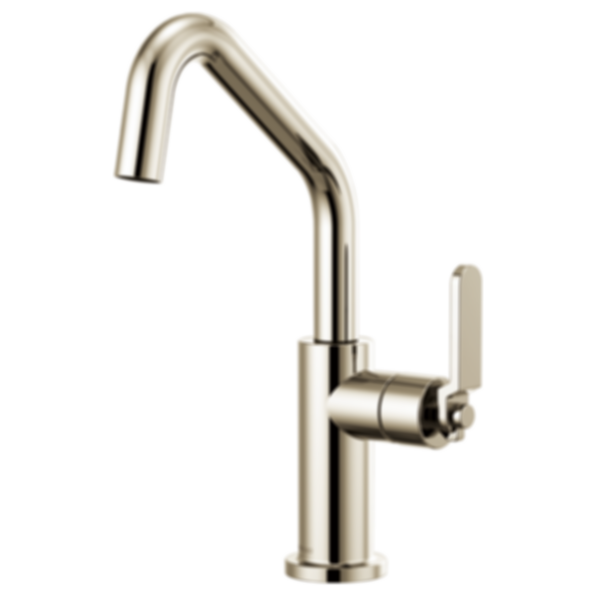 LITZE® Bar Faucet with Angled Spout and Industrial Handle - 61064LF-PC