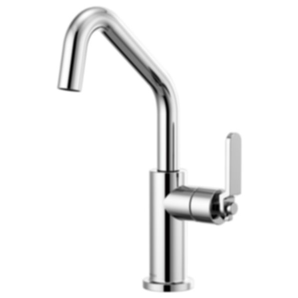 LITZE® Bar Faucet with Angled Spout and Industrial Handle - 61064LF-PC