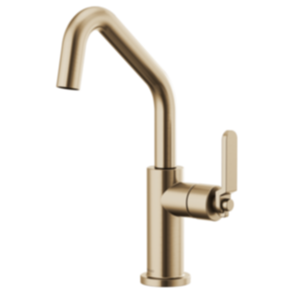 LITZE® Bar Faucet with Angled Spout and Industrial Handle - 61064LF-PC